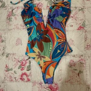 O'Neill Multicolor Swimsuit with Logo Detail